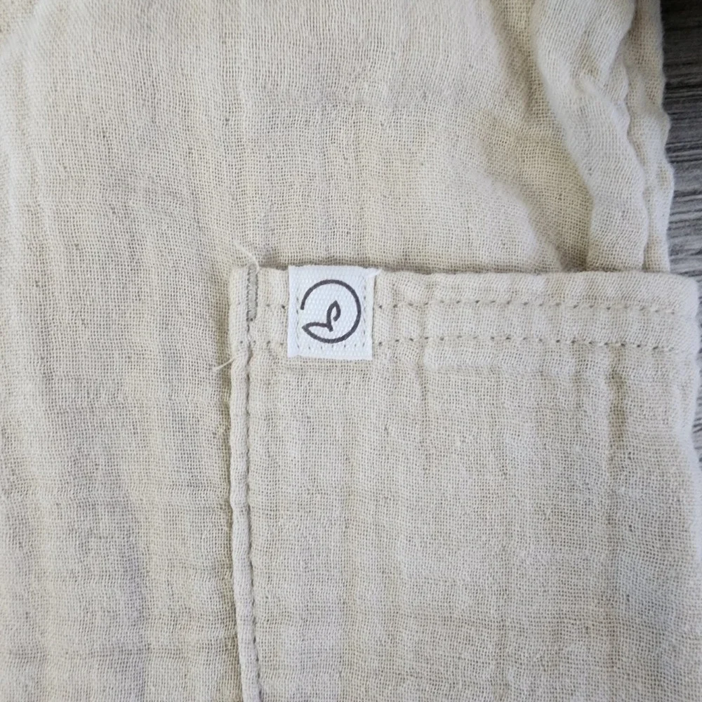 Little Planet by‎ Carter's Baby Shortalls Beige Short Organic Cotton Size 6M NWT